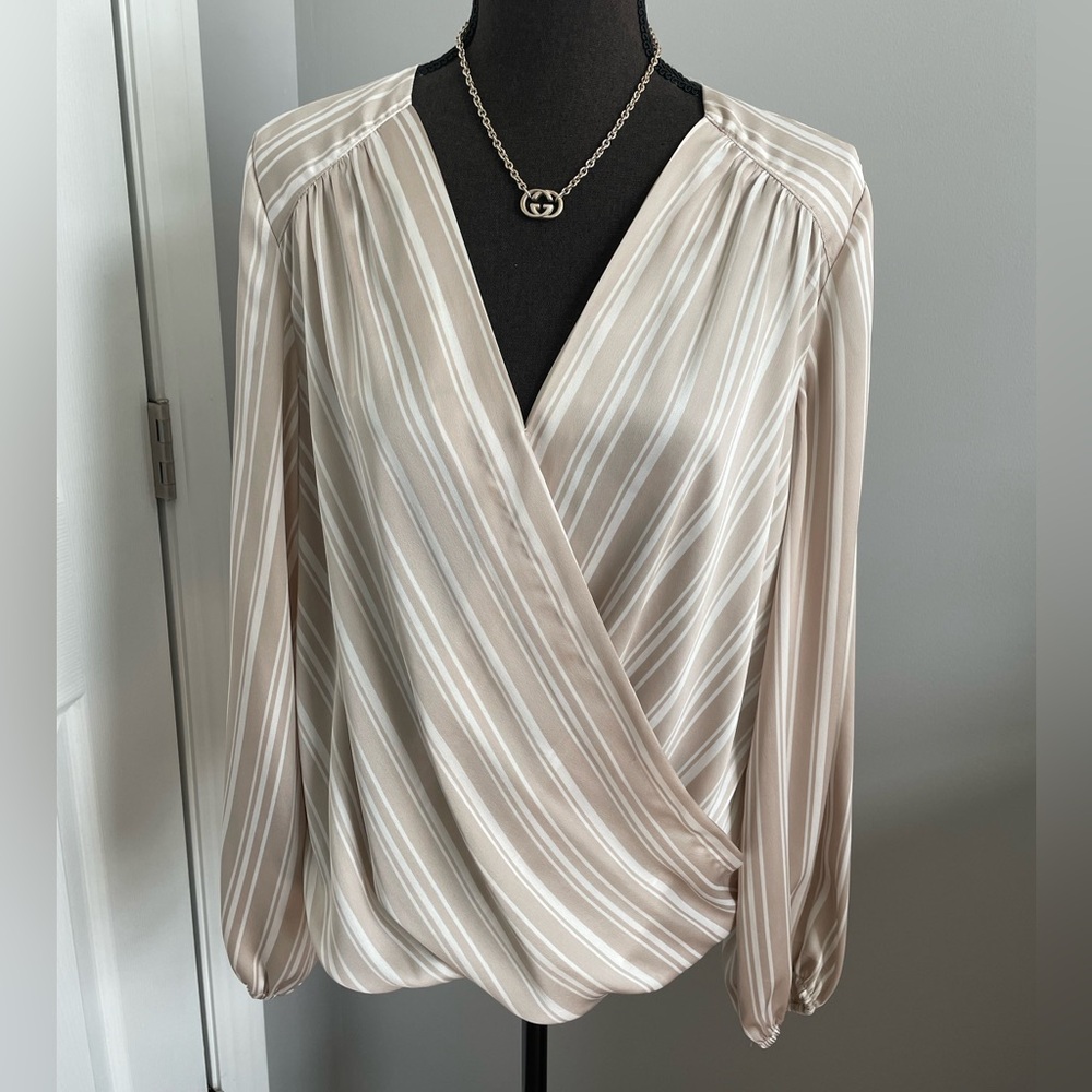 INC Striped Blouse